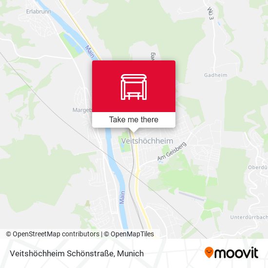 Veitshöchheim Schönstraße map