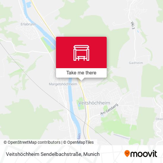 Veitshöchheim Sendelbachstraße map