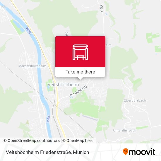 Veitshöchheim Friedenstraße map