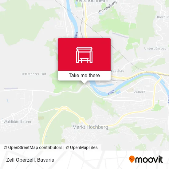 Карта Zell Oberzell