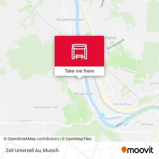 Карта Zell Unterzell Au