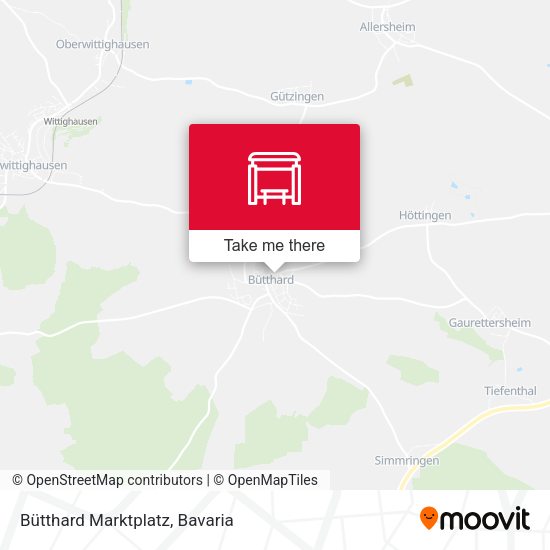Bütthard Marktplatz map
