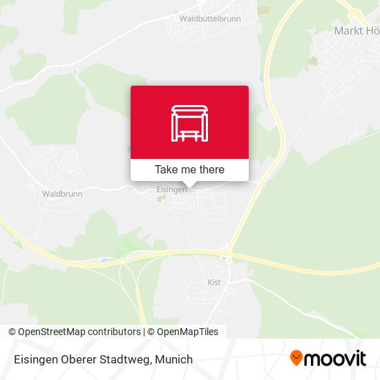 Eisingen Oberer Stadtweg map