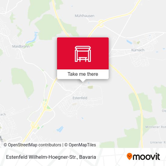 Estenfeld Wilhelm-Hoegner-Str. map