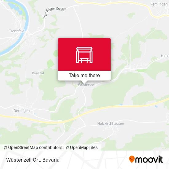 Карта Wüstenzell Ort