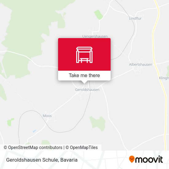 Geroldshausen Schule map