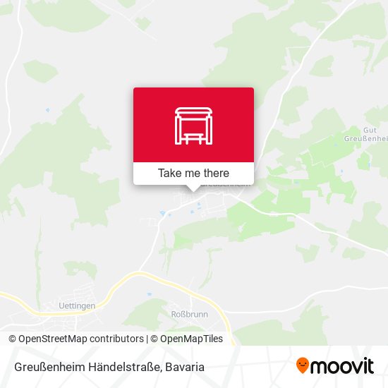 Greußenheim Händelstraße map