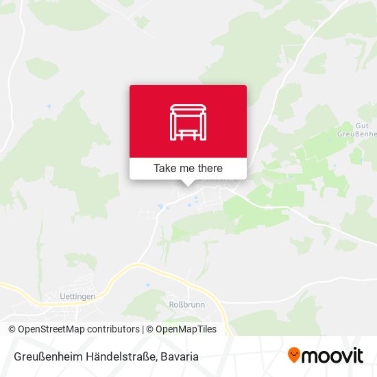 Greußenheim Händelstraße map