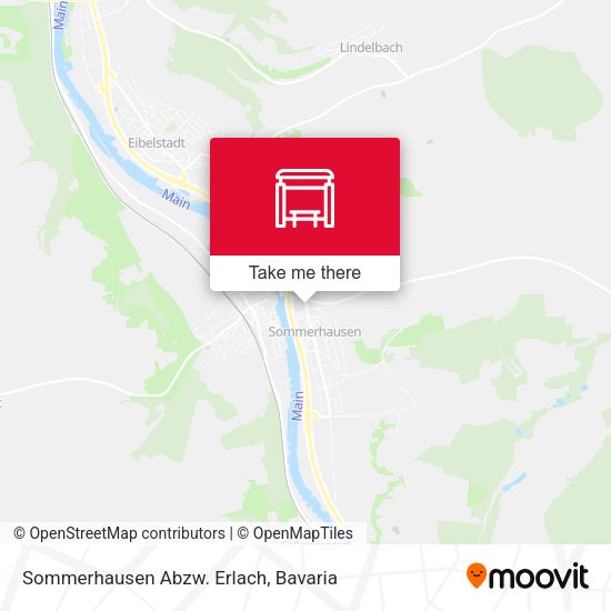Sommerhausen Abzw. Erlach map
