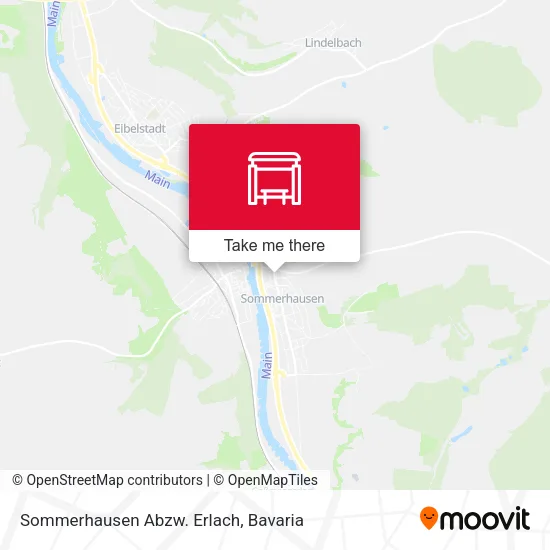 Карта Sommerhausen Abzw. Erlach