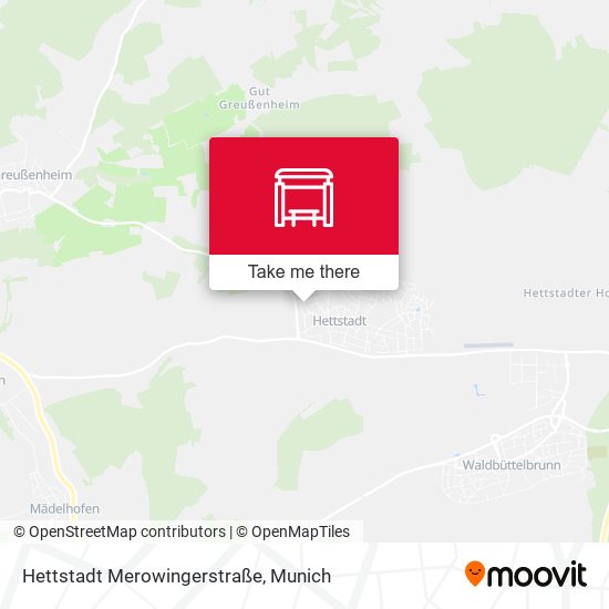 Hettstadt Merowingerstraße map