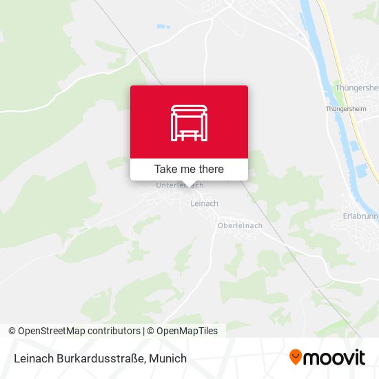 Leinach Burkardusstraße map