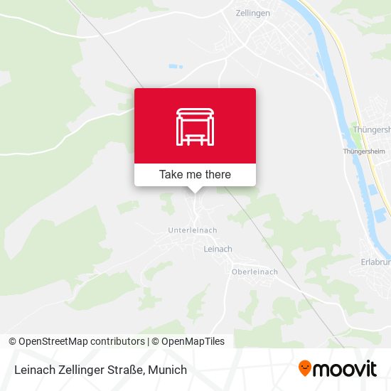Leinach Zellinger Straße map