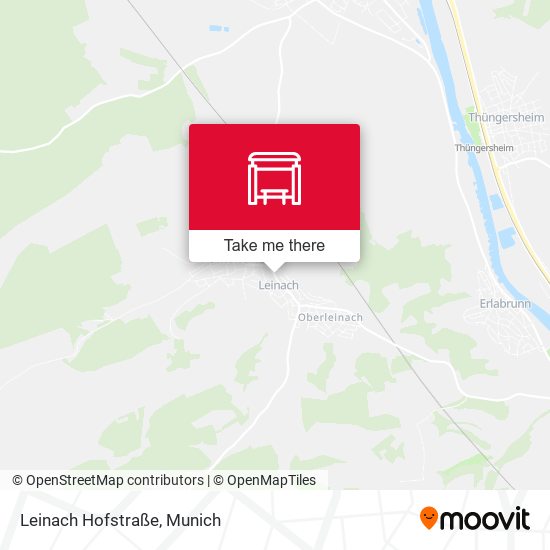 Leinach Hofstraße map