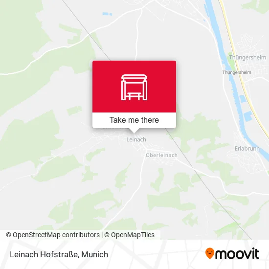 Карта Leinach Hofstraße