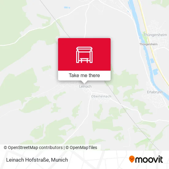 Карта Leinach Hofstraße