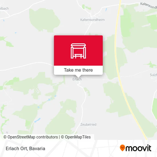 Карта Erlach Ort