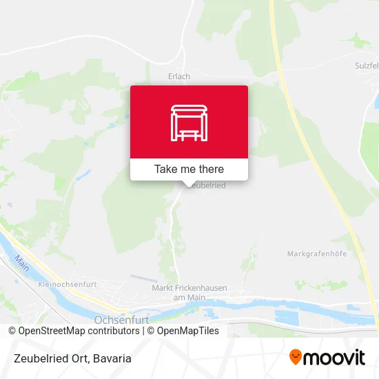 Карта Zeubelried Ort