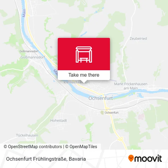 Карта Ochsenfurt Frühlingstraße
