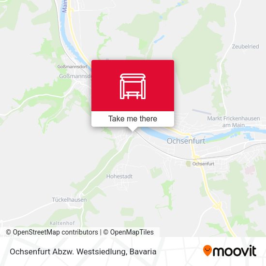 Ochsenfurt Abzw. Westsiedlung map