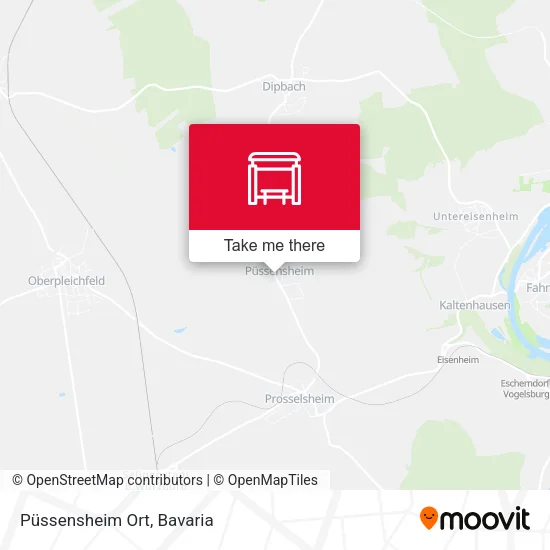 Карта Püssensheim Ort
