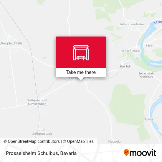 Карта Prosselsheim Schulbus