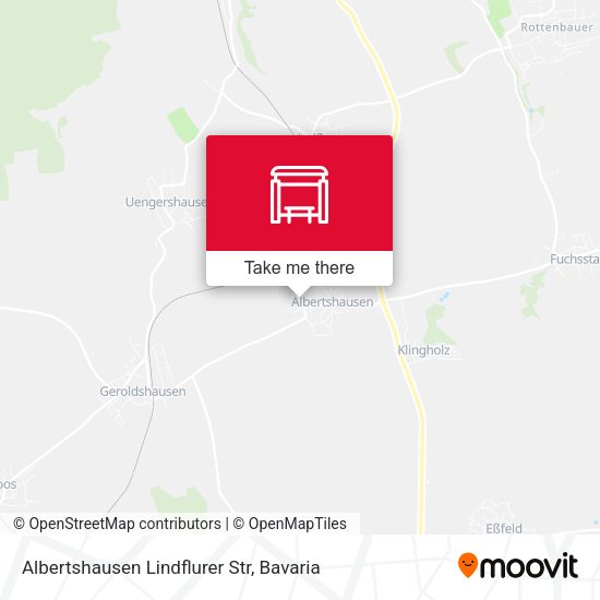 Albertshausen Lindflurer Str map