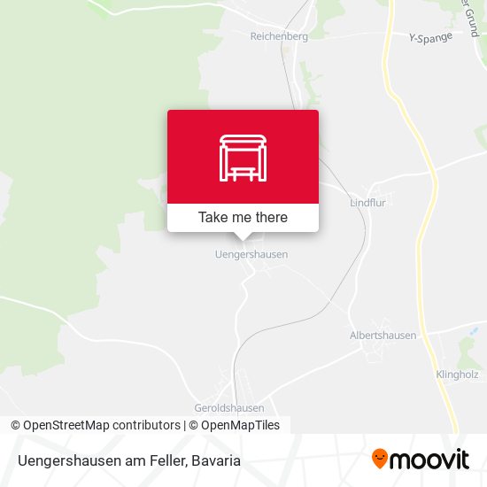 Uengershausen am Feller map