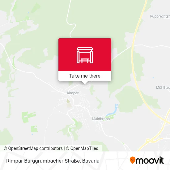 Rimpar Burggrumbacher Straße map