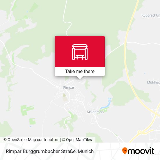 Rimpar Burggrumbacher Straße map