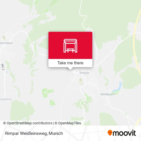 Карта Rimpar Weidleinsweg