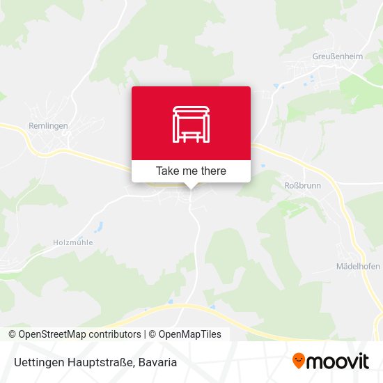 Uettingen Hauptstraße map