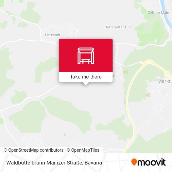 Waldbüttelbrunn Mainzer Straße map