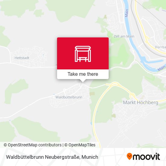 Waldbüttelbrunn Neubergstraße map