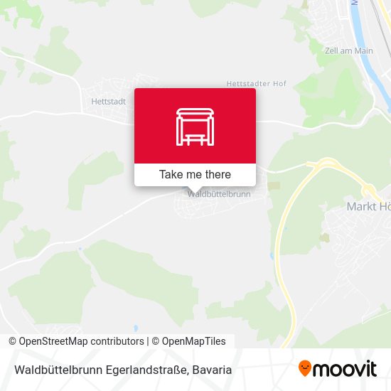 Waldbüttelbrunn Egerlandstraße map