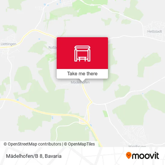 Карта Mädelhofen/B 8