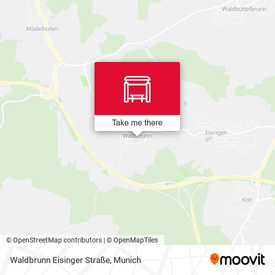 Waldbrunn Eisinger Straße map