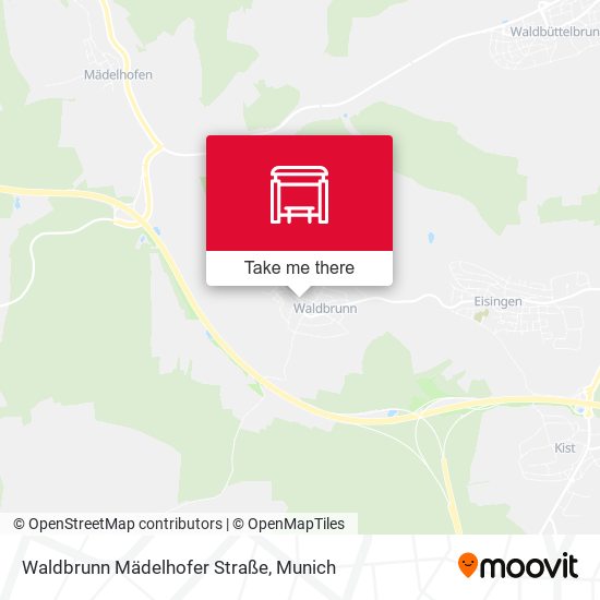 Waldbrunn Mädelhofer Straße map