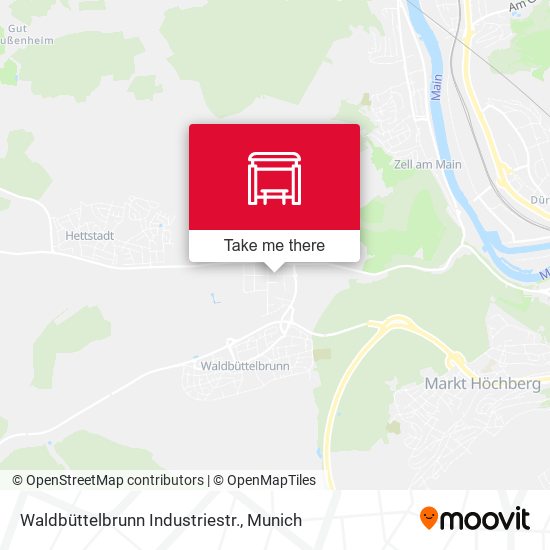 Waldbüttelbrunn Industriestr. map