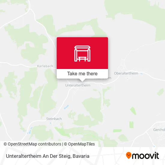 Карта Unteraltertheim An Der Steig