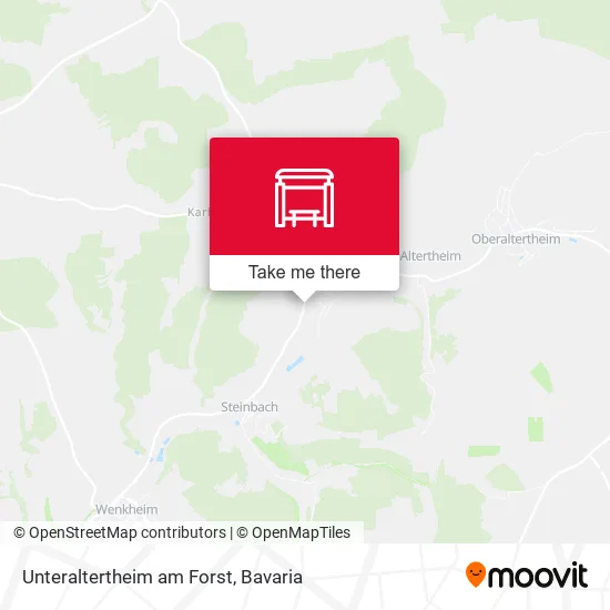 Карта Unteraltertheim am Forst