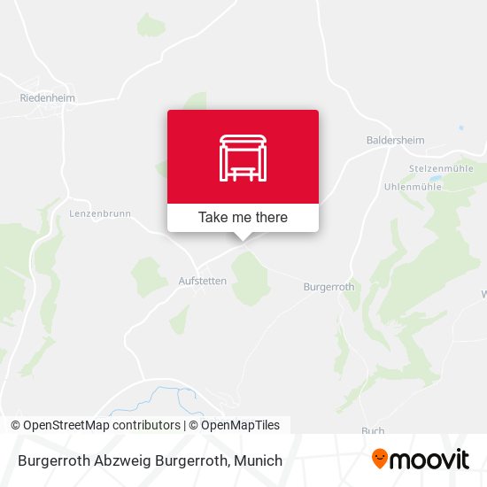 Burgerroth Abzweig Burgerroth map