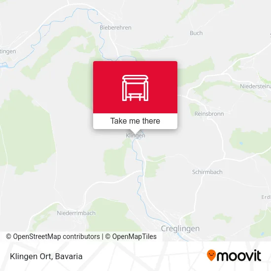 Карта Klingen Ort