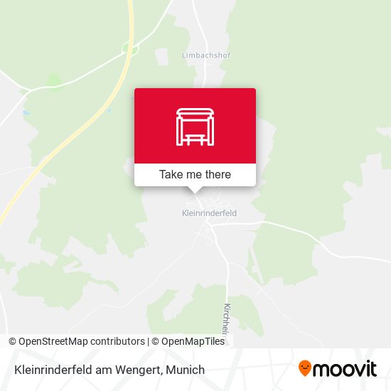 Kleinrinderfeld am Wengert map