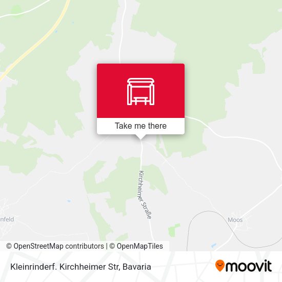 Kleinrinderf. Kirchheimer Str map