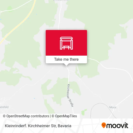 Карта Kleinrinderf. Kirchheimer Str