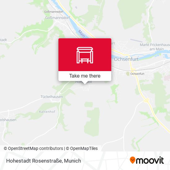 Hohestadt Rosenstraße map