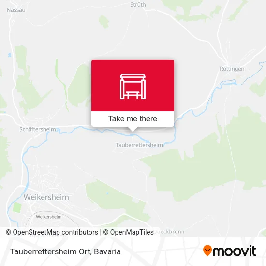 Карта Tauberrettersheim Ort