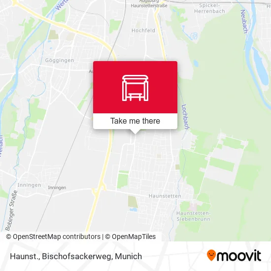 Карта Haunst., Bischofsackerweg