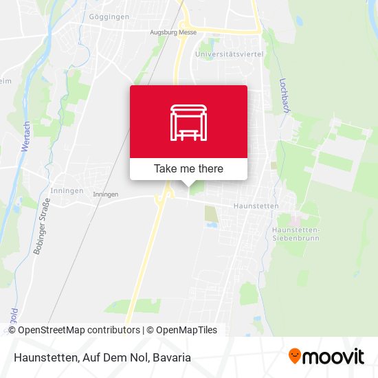 Haunstetten, Auf Dem Nol map